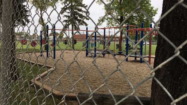 The playground at Weston School, Sept. 13, 2018. (Jeff Keele/CTV News.)