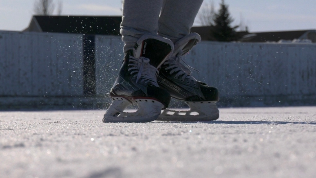 Skating in Winnipeg. (source: Mason DePatie/ CTV News Winnipeg)