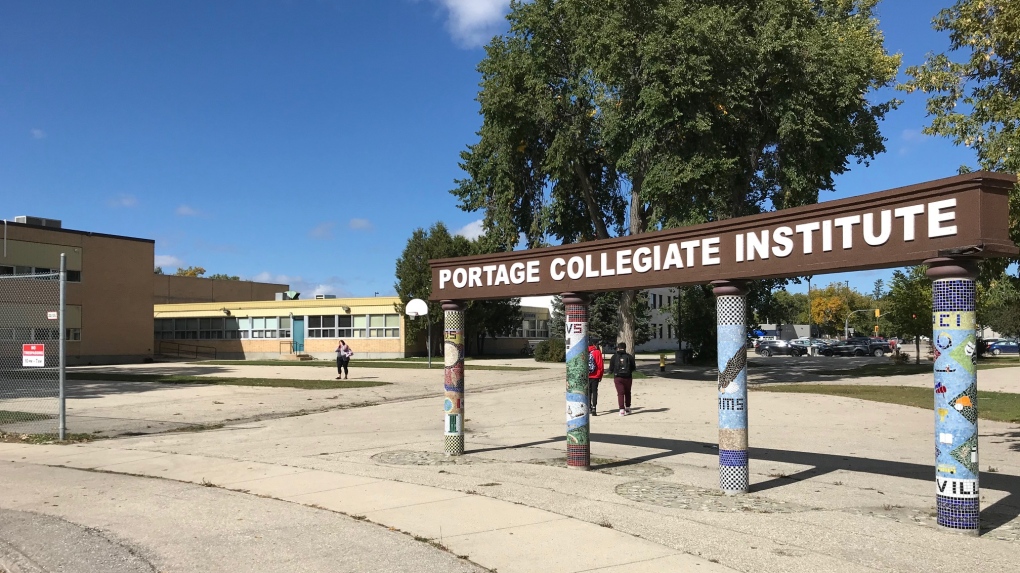 Portage Collegiate Institute. (source: Mike Arsenault/ CTV News Winnipeg)