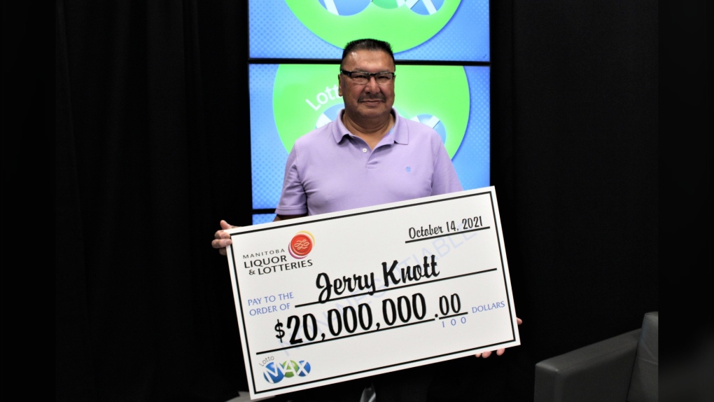 Jerry Knott won the Aug. 24, 2021 Lotto Max for $20 million. He didn't claim the ticket until October because he forgot about it in his wallet. (Source: Western Canadian lottery Corporation)