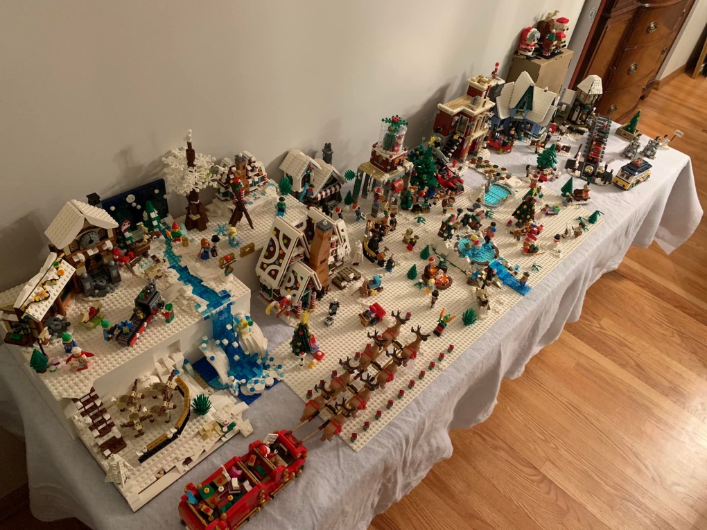 Winnipeg family showcases Lego winter wonderland to mark Lego Build Day