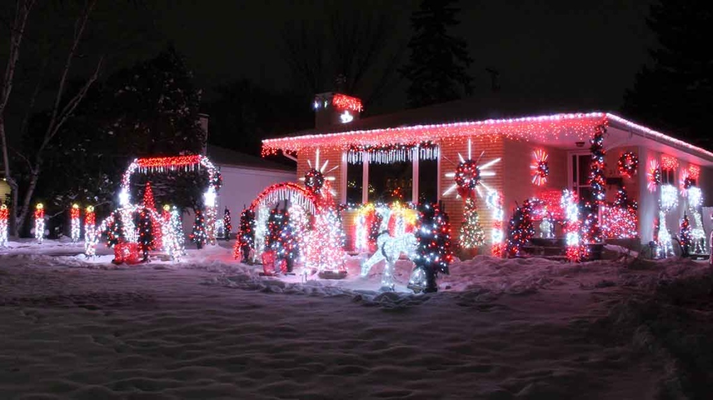 This Crestview-area home is included on the Winnipeg Christmas Map as one of the most decorated throughout the city. (Source: Google Maps/Winnipeg Christmas Map) 