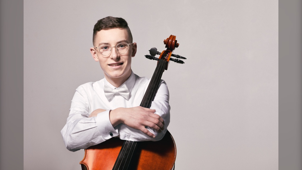 Cellist David Liam Roberts won this year’s Canada Council for the Arts Michael Measures First Prize at a virtual ceremony Wednesday. (Source: Simeon Rusnak Photography)