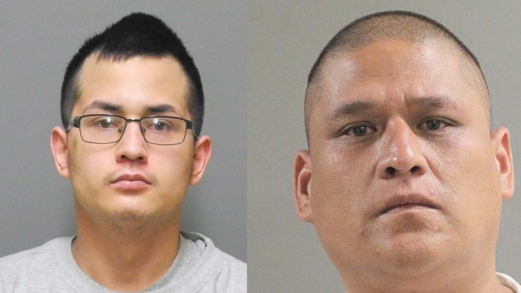 RCMP are searching for Jordan Chartrand and Mitchell Hunter in connection to an armed robbery in Portage la Prairie. (Source: Manitoba RCMP)
