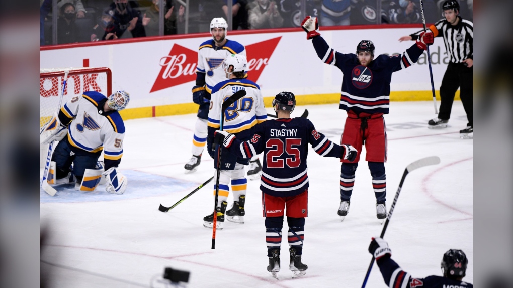 Winnipeg Jets Beat St. Louis Blues 4-0 | CTV News