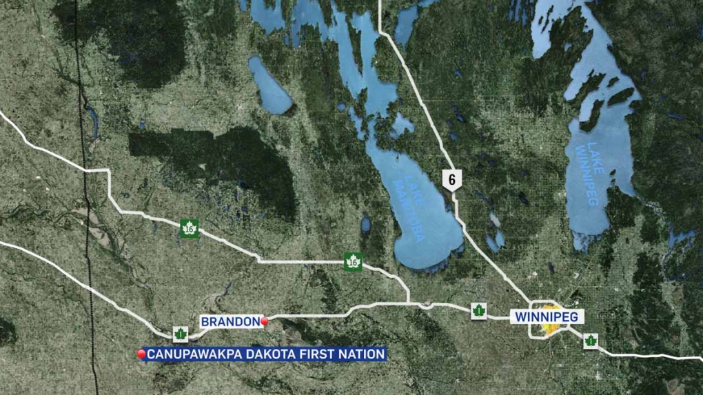 Canupawakpa Dakota Nation is located in southwestern Manitoba, about 95 kilometres southwest of Brandon.