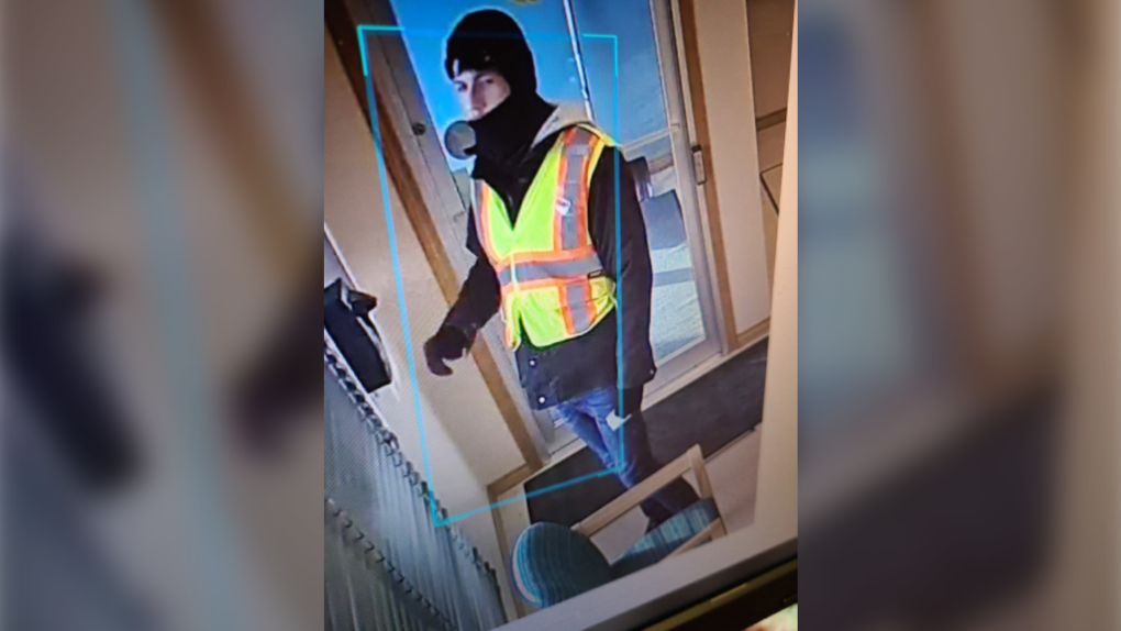 Supplied image of the robbery suspect.