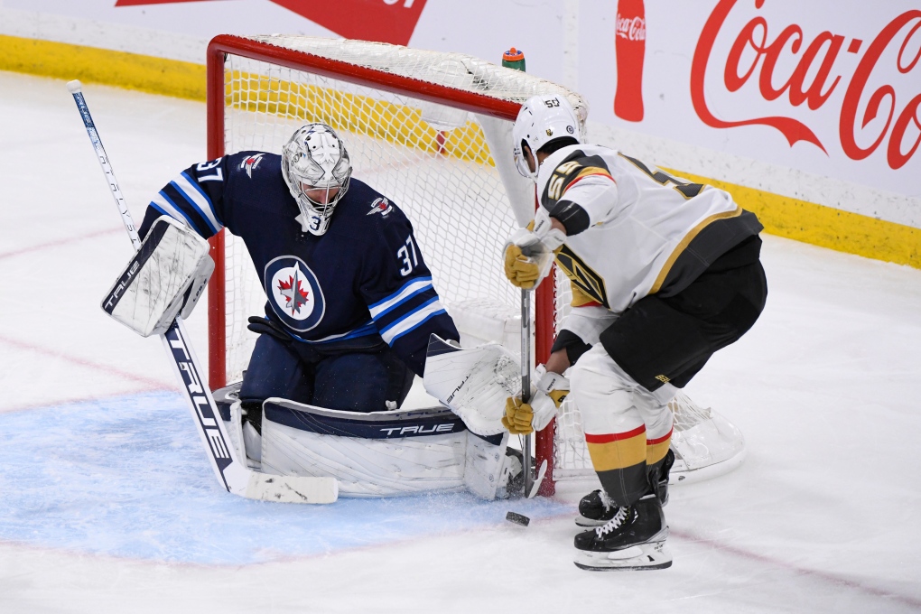 Hellebuyck Makes 42 Saves As Winnipeg Jets Blank Vegas Golden Knights 4 ...