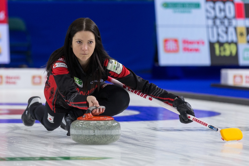 World Women's Curling: Canada's Kerri Einarson Beats Germany 8-5 ...