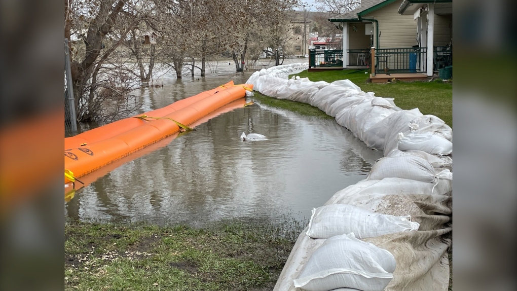 The Town of Minnedosa has declared a state of local emergency due to flooding. (CTV News Photo Cody Carter)