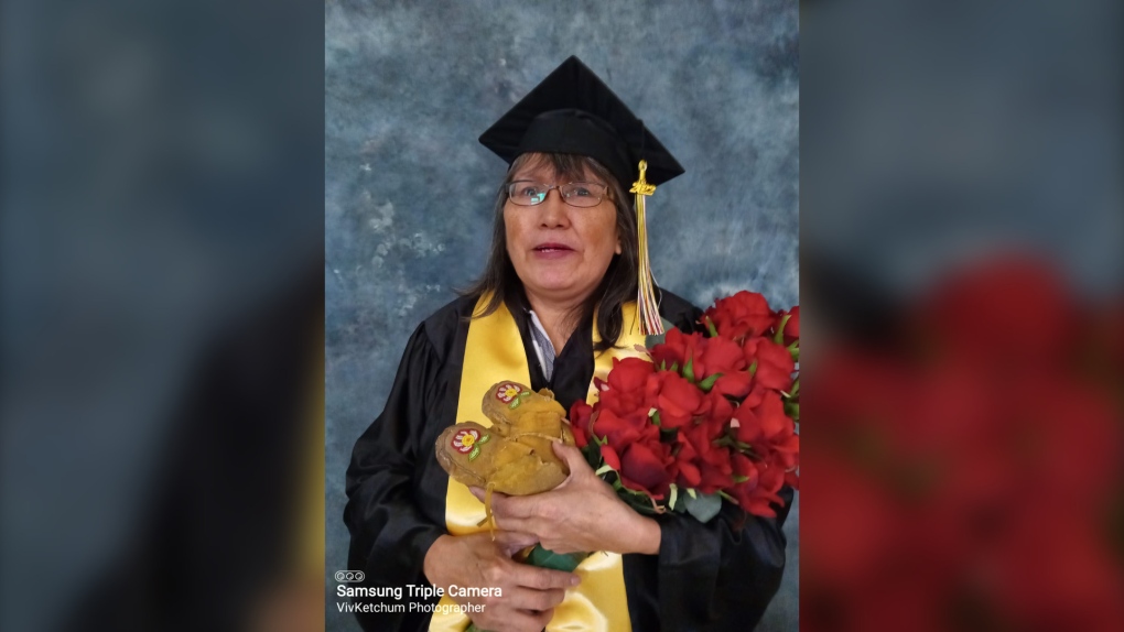 Fifty-eight-year-old Vivian Ketchum is set to receive her high school diploma at a graduation ceremony at the University of Winnipeg next month. (Image Source: Vivian Ketchum)