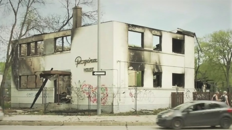 Vacant Building Destroyed In Fire