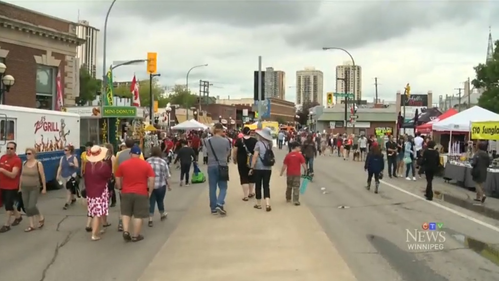 There will be no street festival in Osborne Village this Canada Day. 