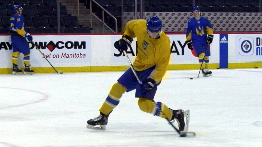 UManitoba Bisons give Ukraine men's hockey team a warm-up ahead of