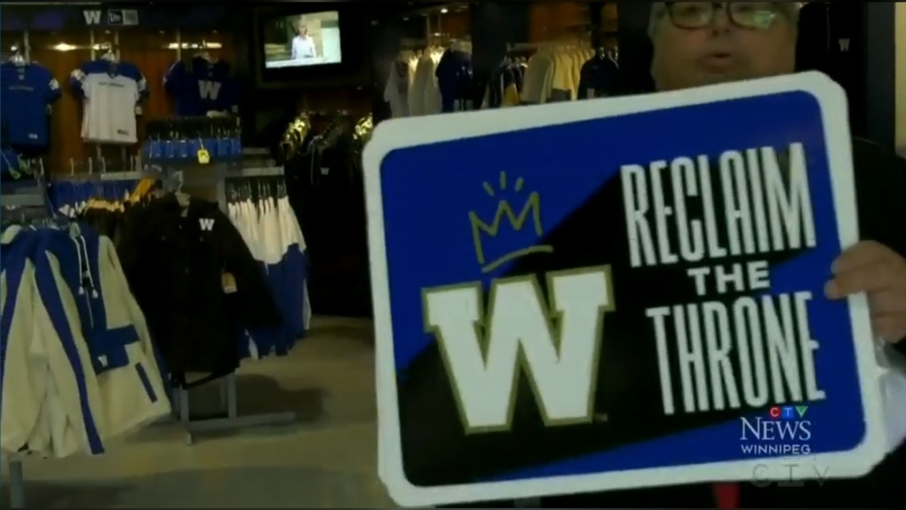 'Go Bombers Go' is on the tip of the tongue for many Manitobans this week as they cheer on the Winnipeg Blue Bombers. 