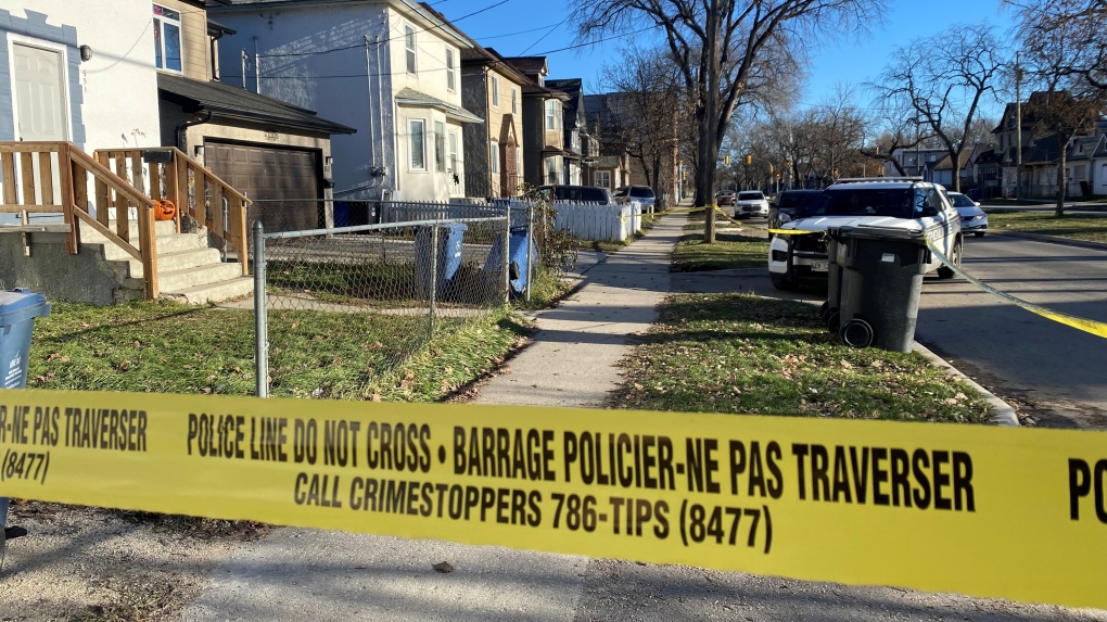 A 20-year-old woman was shot in the 400 block of Burrows Avenue on Nov. 21, 2023. She later died from her injuries in hospital. On Dec. 6, police arrested a 20-year-old man and he was charged with second-degree murder. (Image source: Scott Andersson/CTV News Winnipeg)