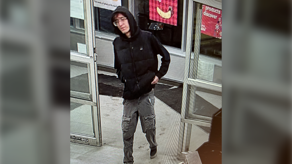 Winnipeg police are looking for a man accused of stabbing a store employee in the 600 block of Notre Dame Avenue. (Source: Winnipeg Police Service)
