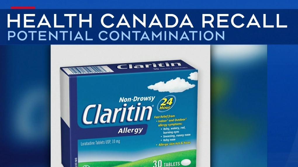 Allergy medicine recall