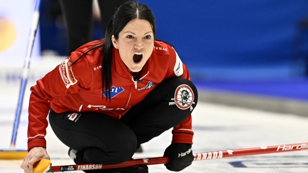 Kerri Einarson wins first match in women's world curling championship