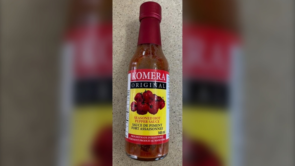 Komera Original’s seasoned hot pepper sauce has been recalled due to the possibility of dangerous bacteria. (Health Canada photo)