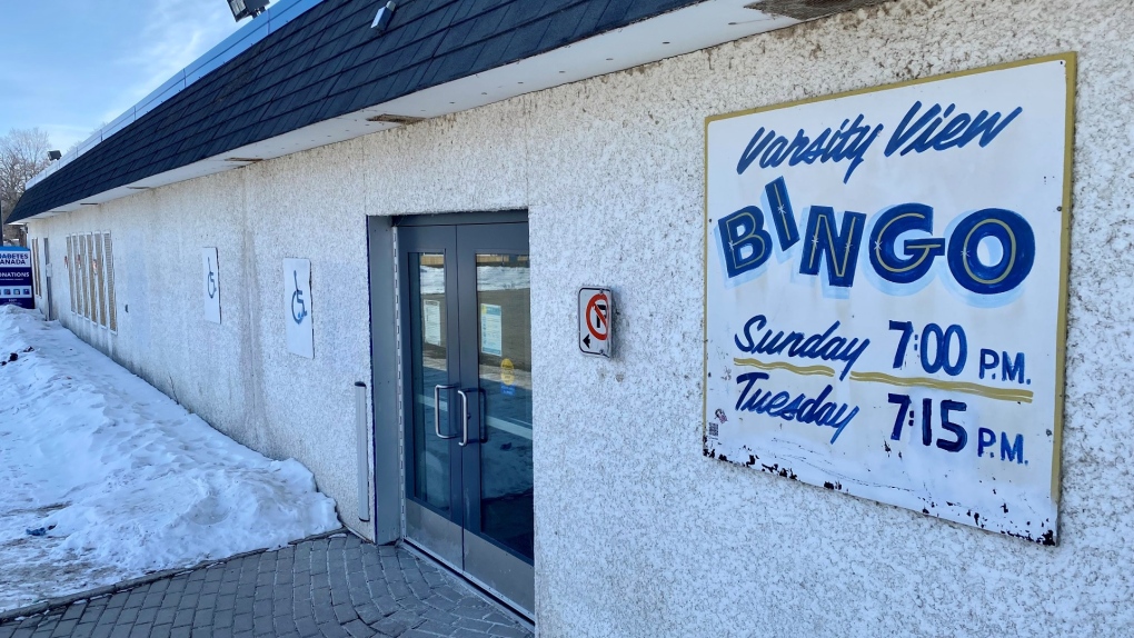Varsity View Community Centre has voted to stop holding bingo nights, saying it is not financially viable anymore. (March 30, 2023. Source: Scott Andersson/CTV News)