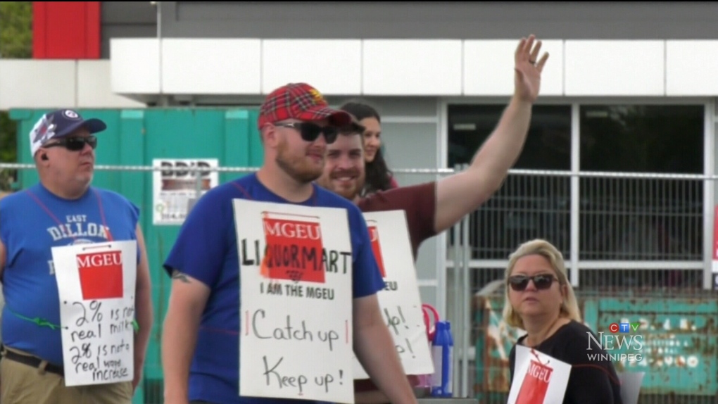 Liquor Mart Employees On Strike