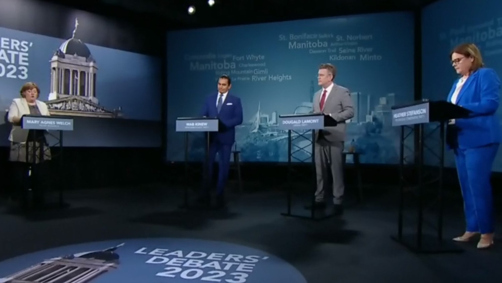 Manitoba election Leaders square off in TV debate CTV News