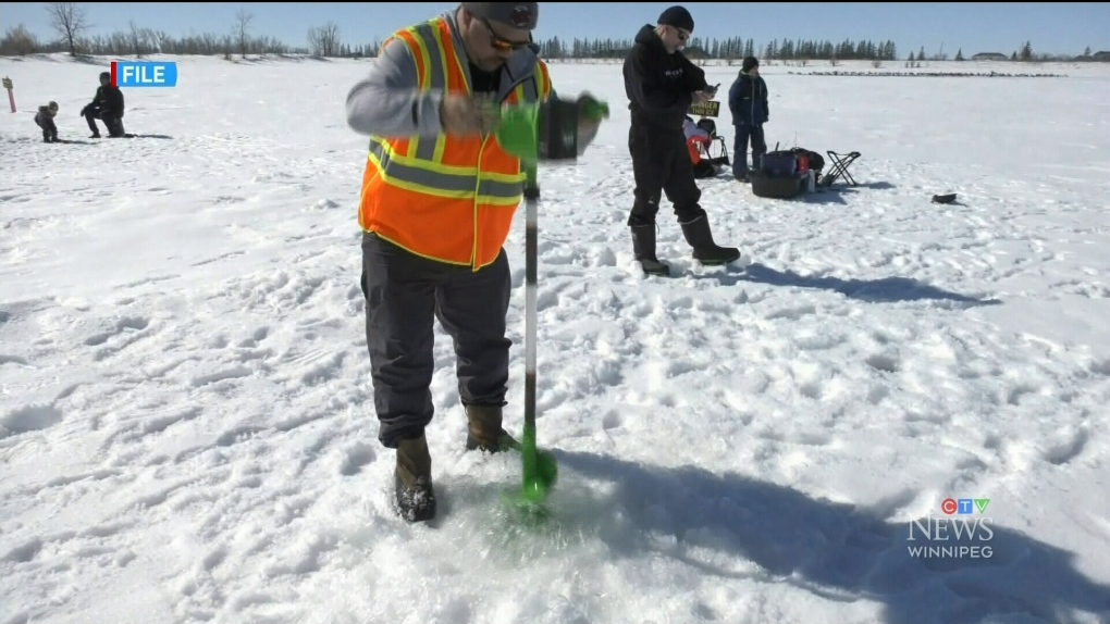Operating full bore': Ice fishing season finally underway in Manitoba  after mild weather delay