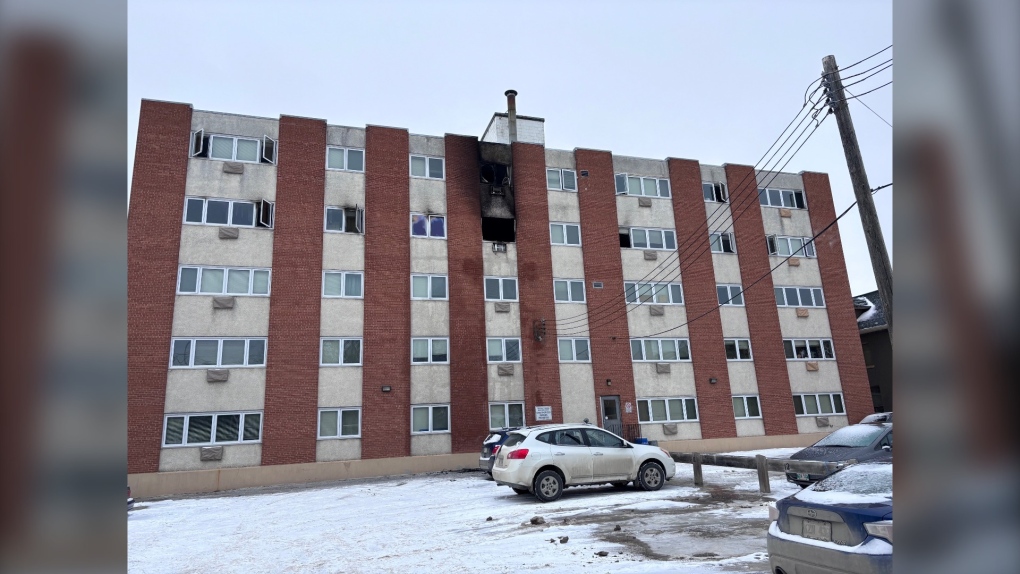 The fire took place on Feb. 11 on Furby Street. (Source: Daniel Halmarson/CTV News)