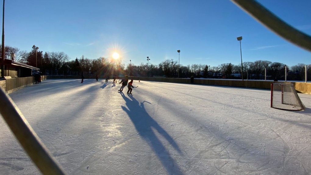 The outdoor rink at the Roblin Park Community Centre. (Source: Roblin Park Community Centre/Facebook)