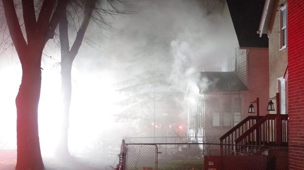 College Avenue house fire