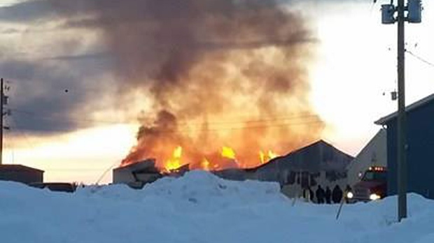 Fire in Brochet destroys only grocery store