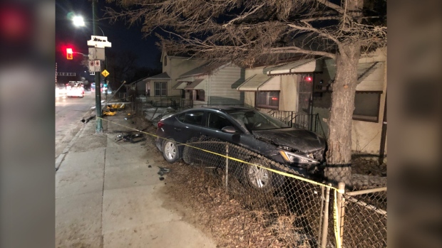 Car Property Damaged After Collision With Tree On Logan Avenue CTV News   Image 