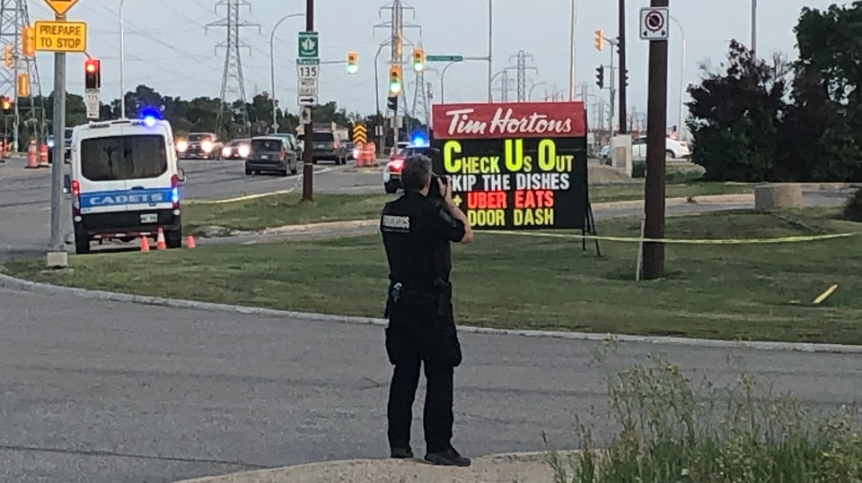 Police presence on Lagimodiere