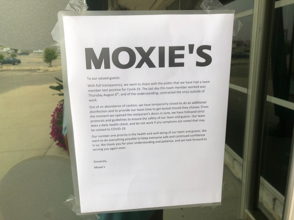 Moxie's on Kenaston Boulevard.